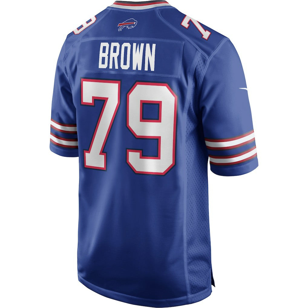 Ruben Brown Buffalo Bills Game Retired Player Jersey Royal - Nike