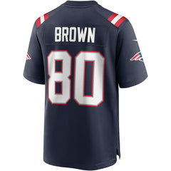 Troy Brown New England Patriots Game Retired Player Jersey Navy - Nike