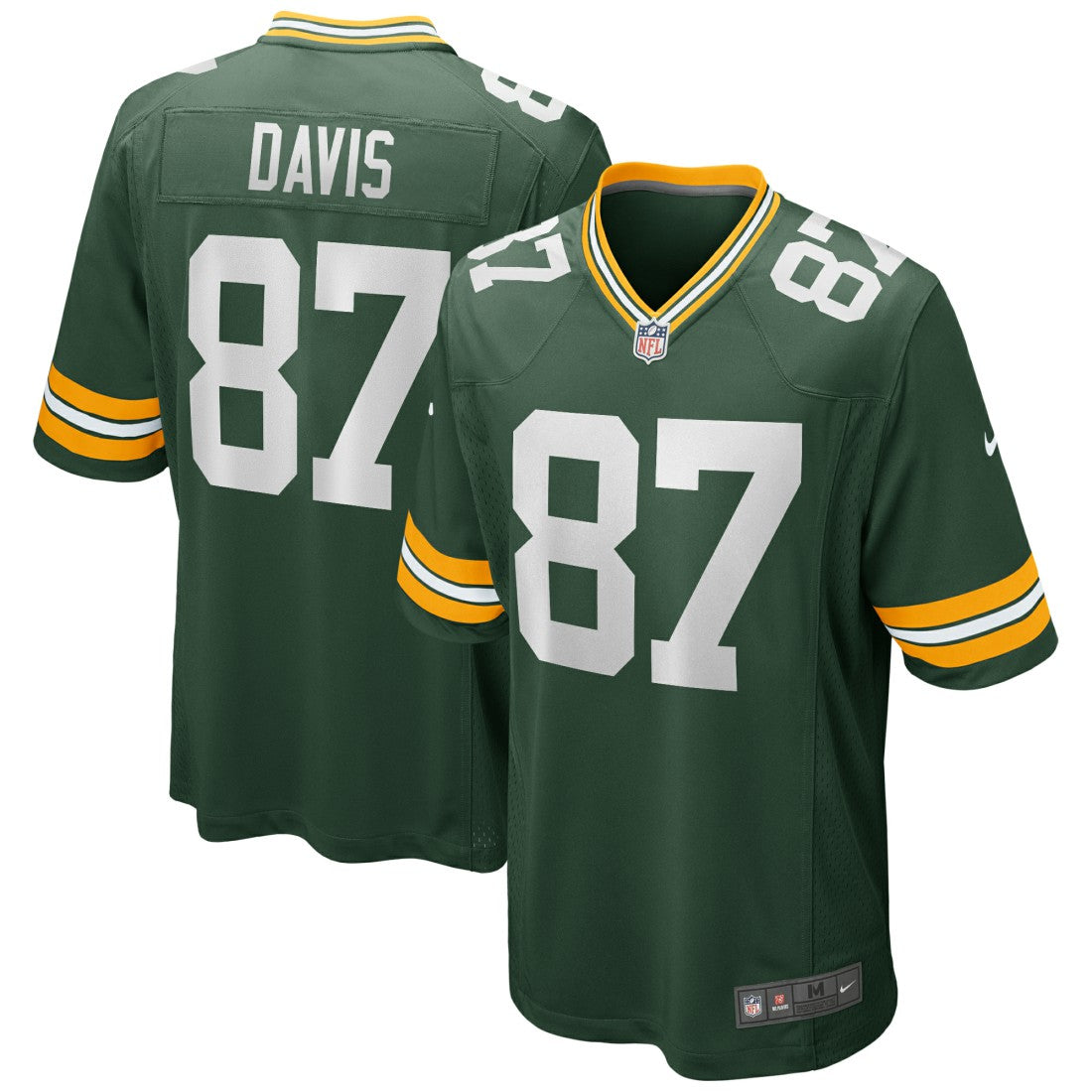 Willie Davis Green Bay Packers Game Retired Player Jersey Green - Nike