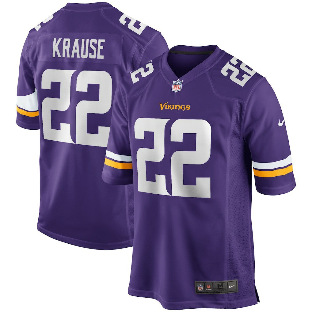 Paul Krause Minnesota Vikings Game Retired Player Jersey Purple - Nike