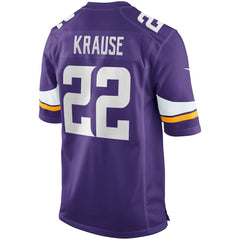 Paul Krause Minnesota Vikings Game Retired Player Jersey Purple - Nike