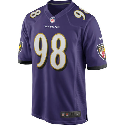 Tony Siragusa Baltimore Ravens Game Retired Player Jersey - Purple | NFL Jerseys