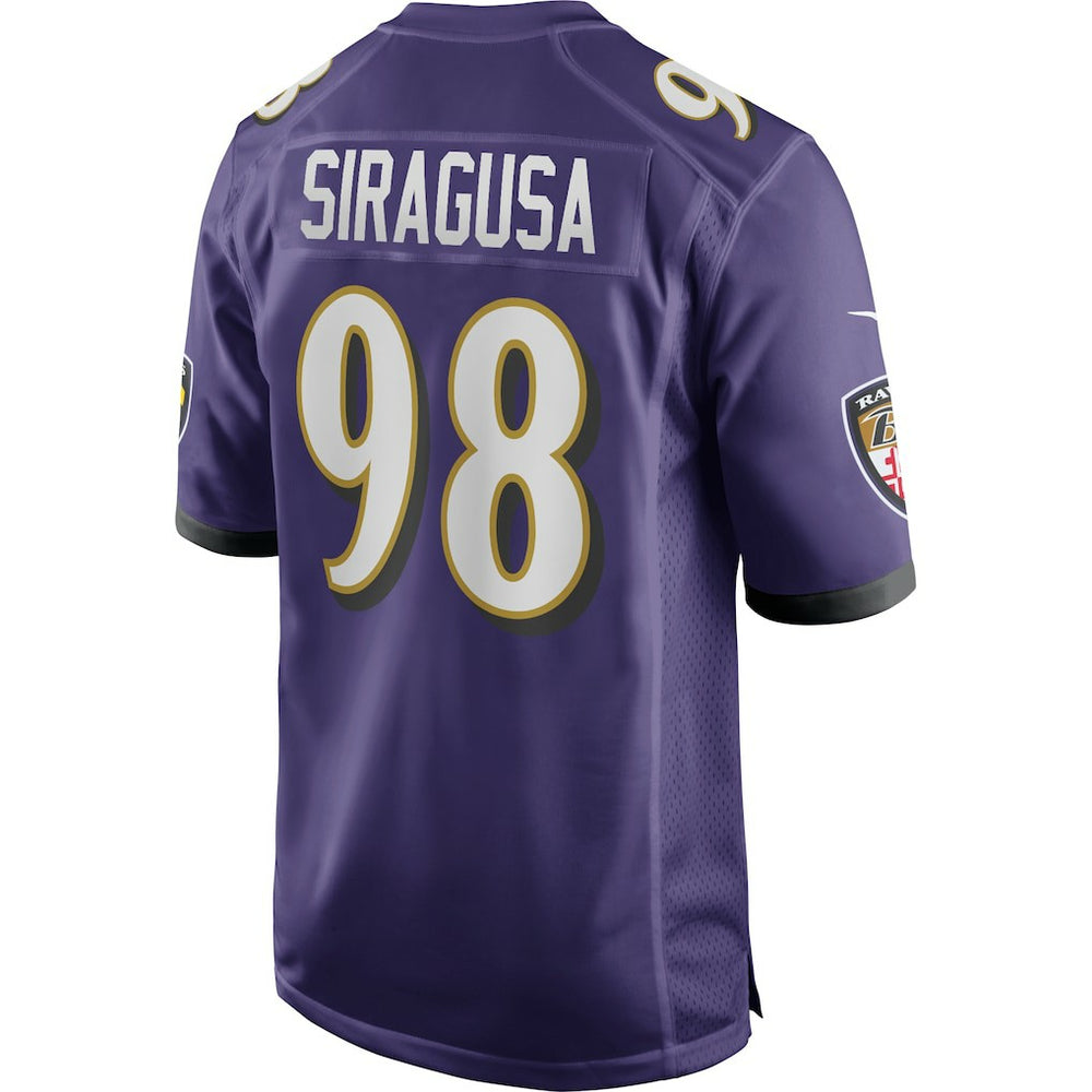 Tony Siragusa Baltimore Ravens Game Retired Player Jersey Purple - Nike
