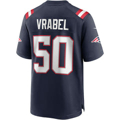 Mike Vrabel New England Patriots Game Retired Player Jersey Navy - Nike