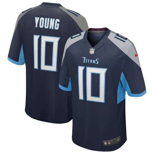 Vince Young Tennessee Titans Game Retired Player Jersey - Navy | NFL Jerseys