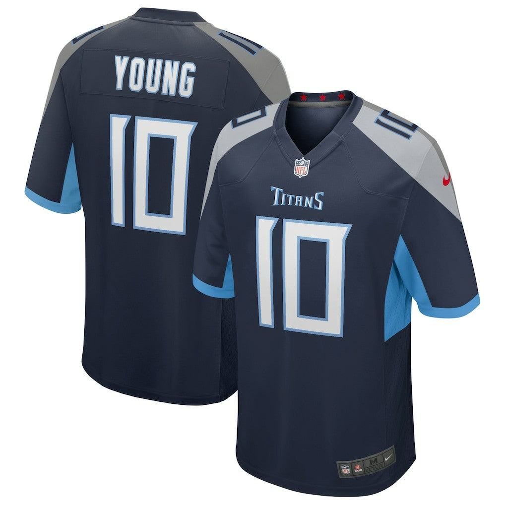 Vince Young Tennessee Titans Game Retired Player Jersey Navy - Nike
