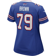 Ruben Brown Buffalo Bills Women's Game Retired Player Jersey Royal - Nike