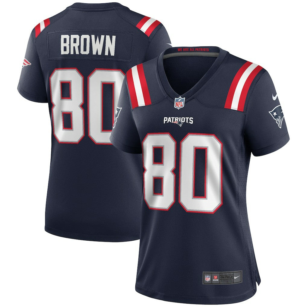 Troy Brown New England Patriots Women's Game Retired Player Jersey Navy - Nike