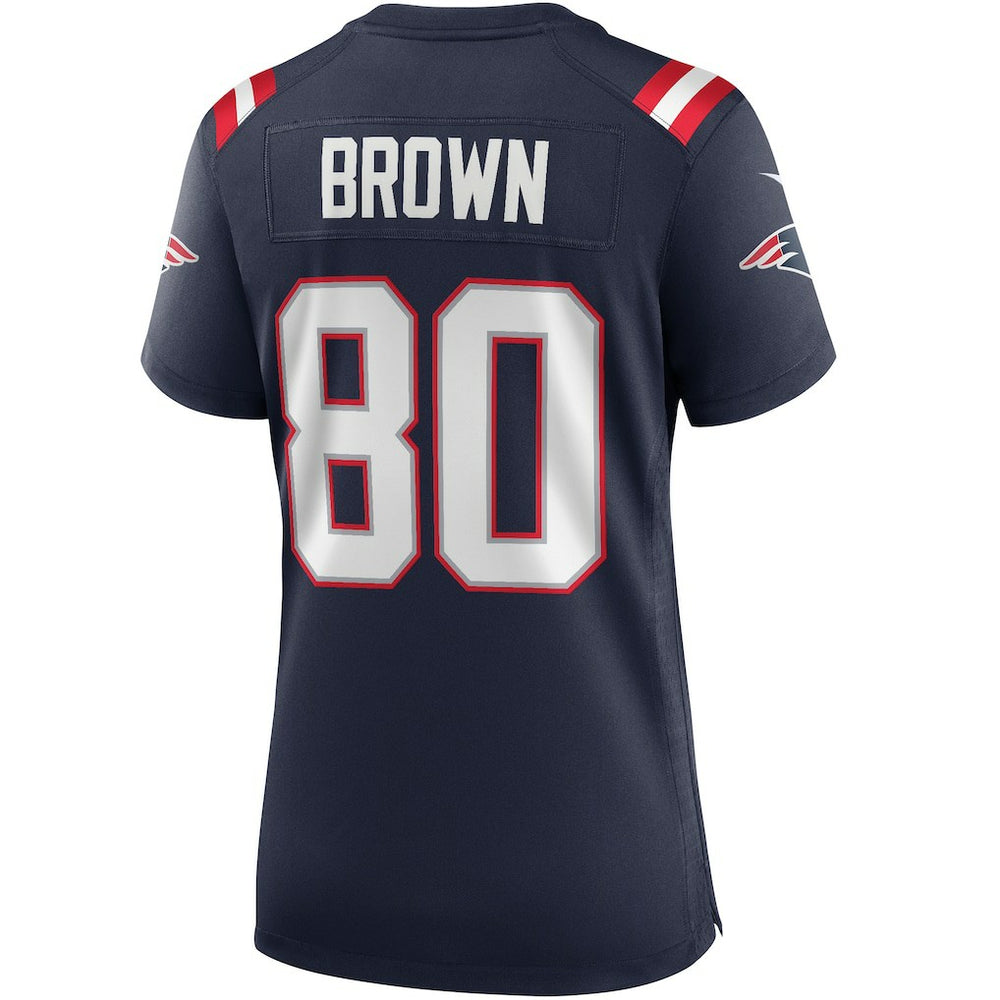 Troy Brown New England Patriots Women's Game Retired Player Jersey Navy - Nike