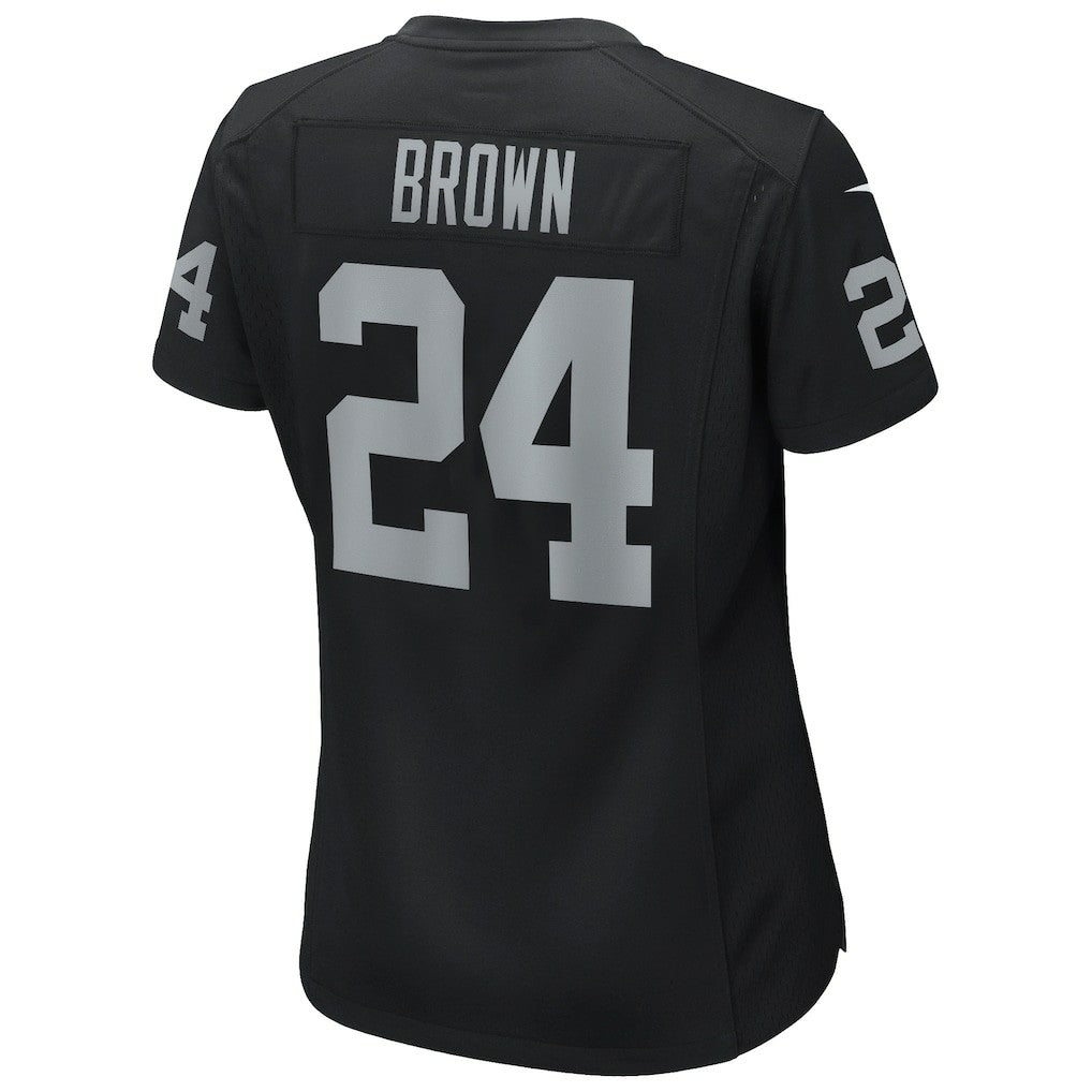 Willie Brown Las Vegas Raiders Women's Game Retired Player Jersey Black - Nike