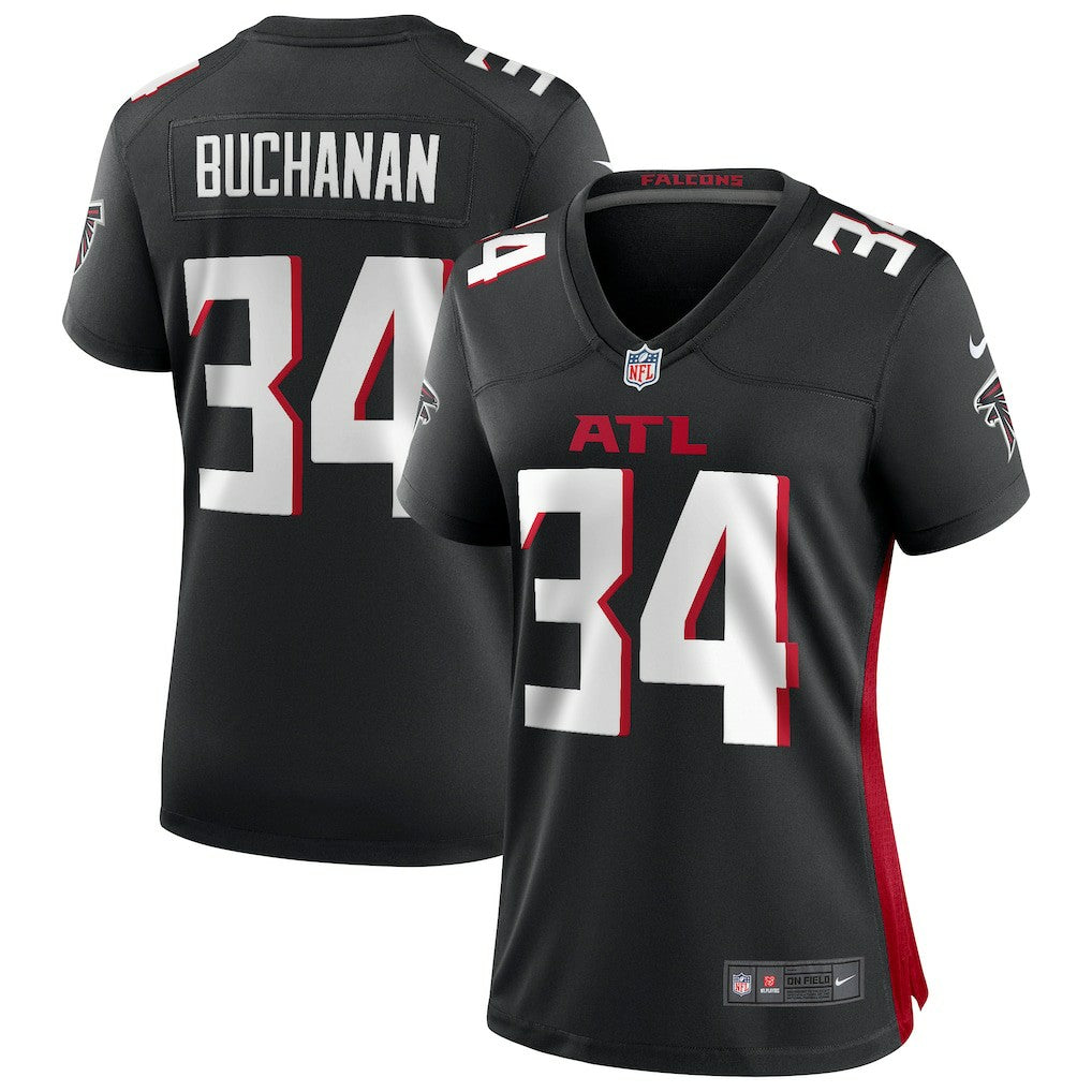 Ray Buchanan Atlanta Falcons Women's Game Retired Player Jersey Black - Nike