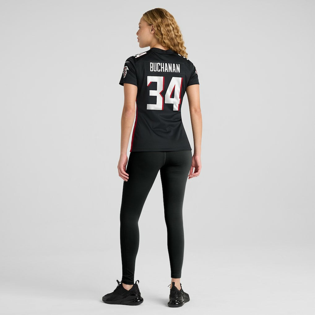 Ray Buchanan Atlanta Falcons Women's Game Retired Player Jersey Black - Nike