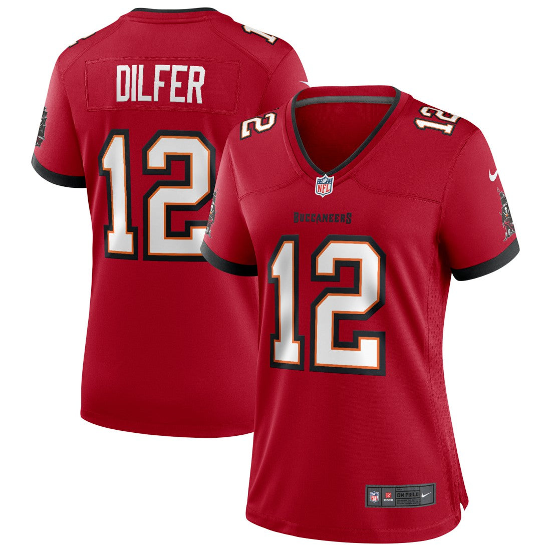 Trent Dilfer Tampa Bay Buccaneers Women's Game Retired Player Jersey Red - Nike