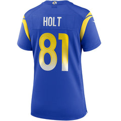 Torry Holt Los Angeles Rams Women's Game Retired Player Jersey Royal - Nike