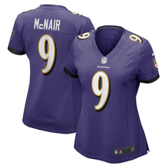 Steve McNair Baltimore Ravens Women's Game Retired Player Jersey Purple - Nike