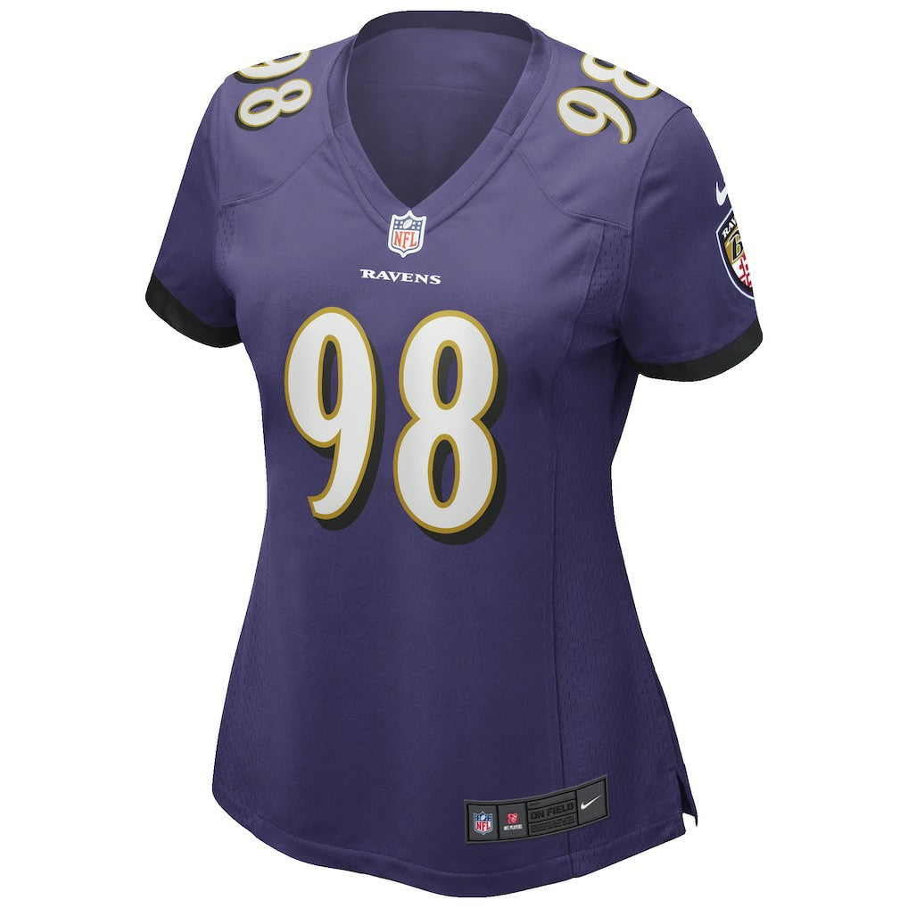 Tony Siragusa Baltimore Ravens Women's Game Retired Player Jersey Purple - Nike