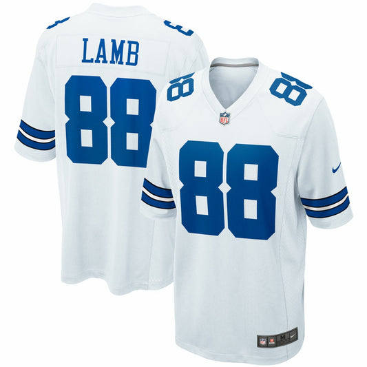 CeeDee Lamb Dallas Cowboys Game Team Jersey - White | NFL Jerseys