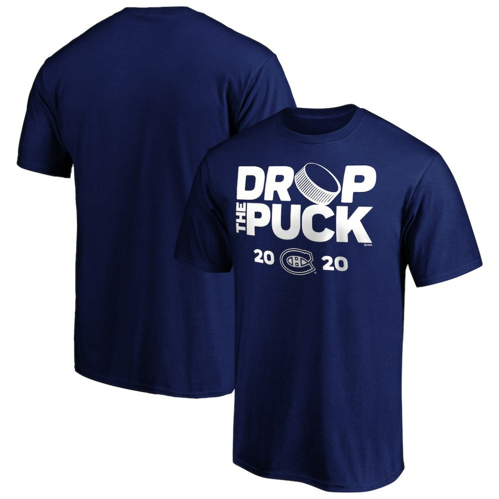 Montreal Canadiens - Drop the Puck T-Shirt Royal