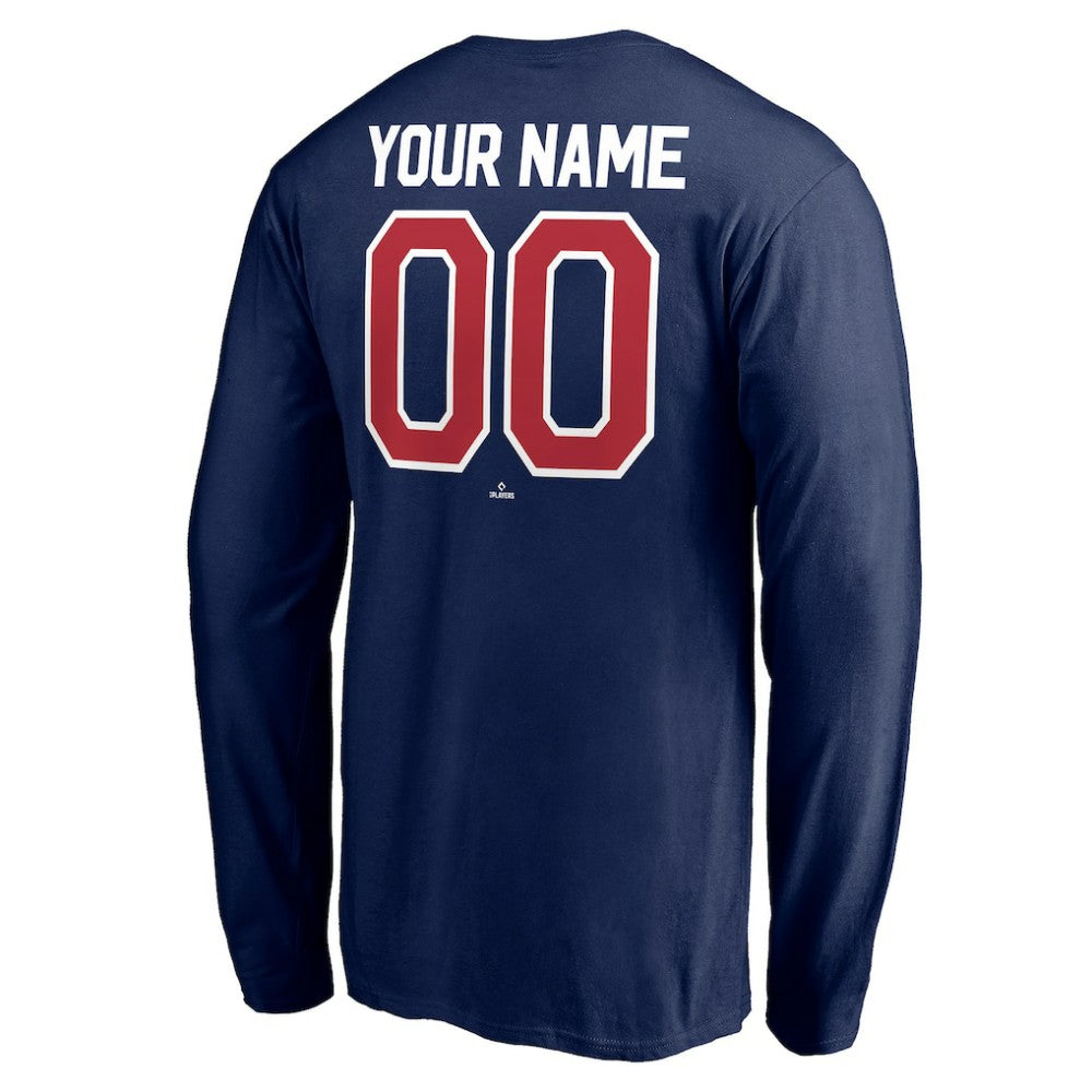 Atlanta Braves Personalized Winning Streak Name & Number Long Sleeve T-Shirt Sale