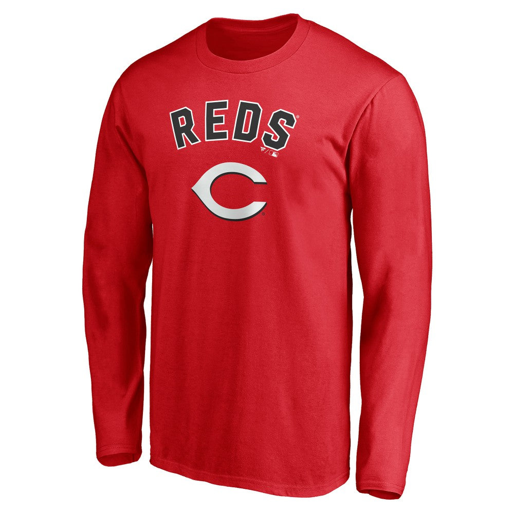 Cincinnati Reds Personalized Winning Streak Name & Number Long Sleeve T-Shirt discount