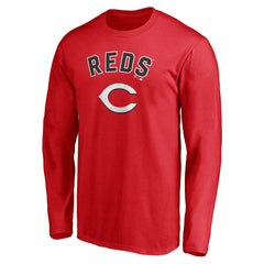 Cincinnati Reds Personalized Winning Streak Name & Number Long Sleeve T-Shirt discount