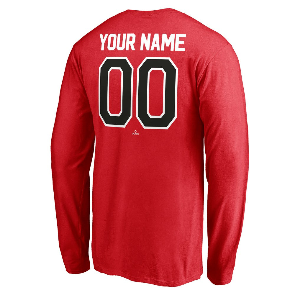 Cincinnati Reds Personalized Winning Streak Name & Number Long Sleeve T-Shirt discount