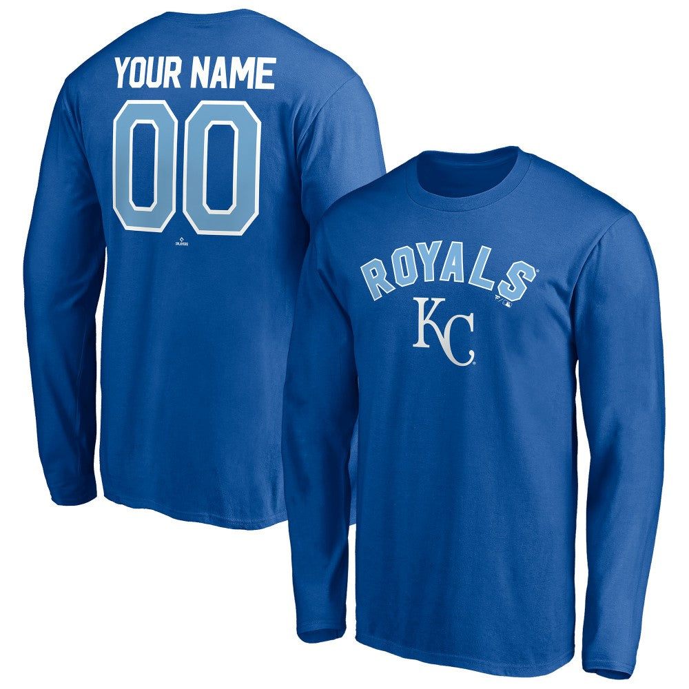 Kansas City Royals Personalized Winning Streak Name & Number Long Sleeve T-Shirt Clearance