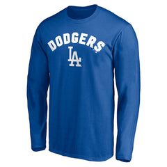 Los Angeles Dodgers Personalized Winning Streak Name & Number Long Sleeve T-Shirt Clearance