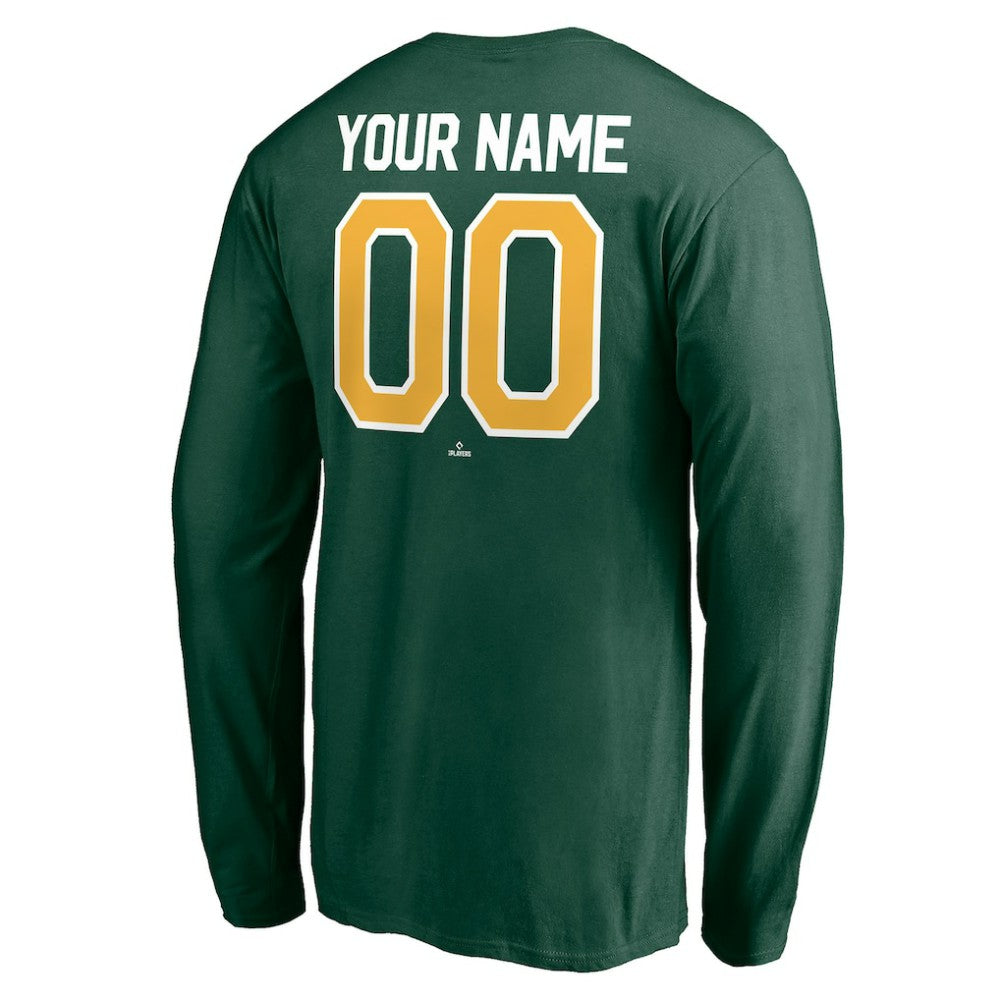 Athletics Personalized Winning Streak Name & Number Long Sleeve T-Shirt Lifestyle