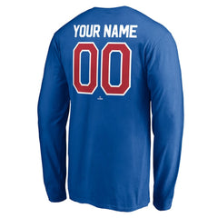 Texas Rangers Personalized Winning Streak Name & Number Long Sleeve T-Shirt Sale