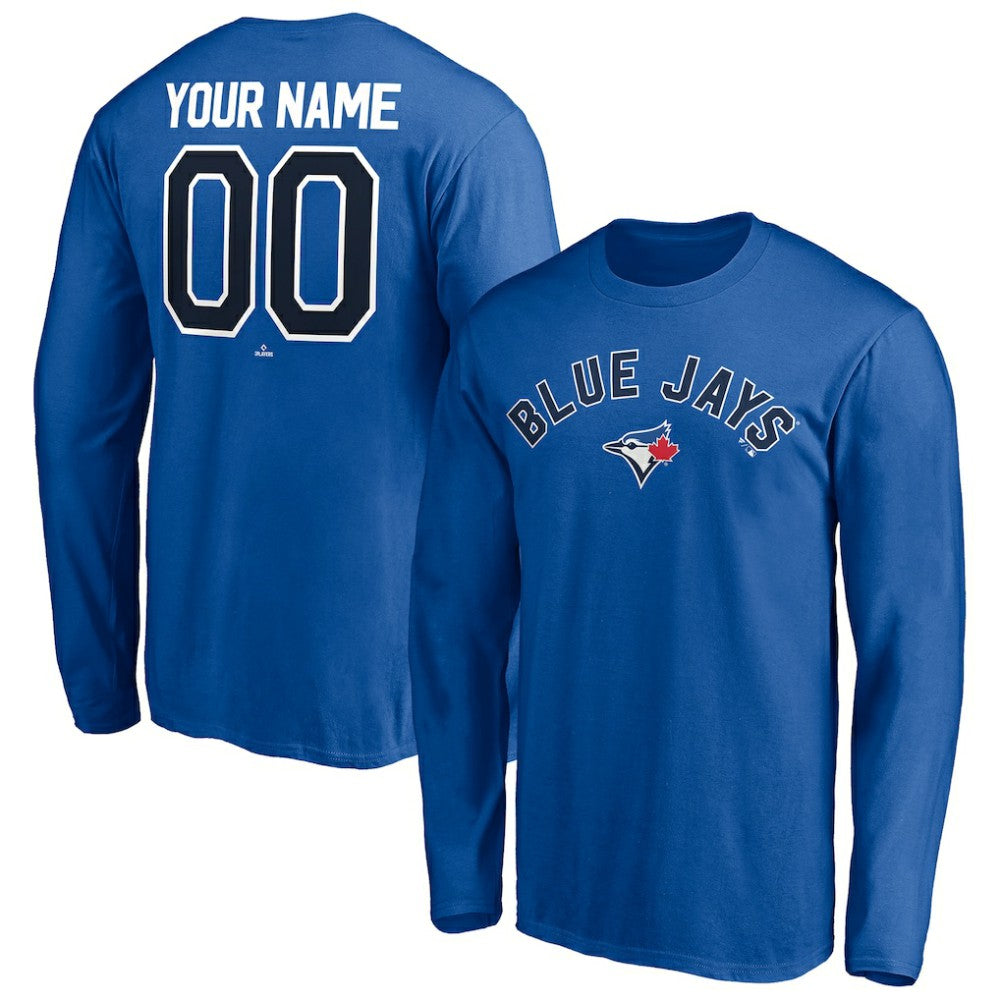 Toronto Blue Jays Personalized Winning Streak Name & Number Long Sleeve T-Shirt Clearance