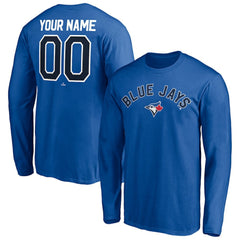Toronto Blue Jays Personalized Winning Streak Name & Number Long Sleeve T-Shirt Clearance