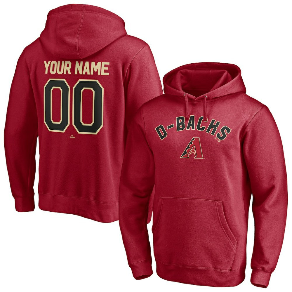 Arizona Diamondbacks Personalized Winning Streak Name & Number Pullover Hoodie Online
