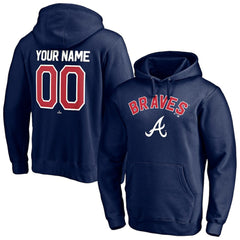 Atlanta Braves Personalized Winning Streak Name & Number Pullover Hoodie On Sale