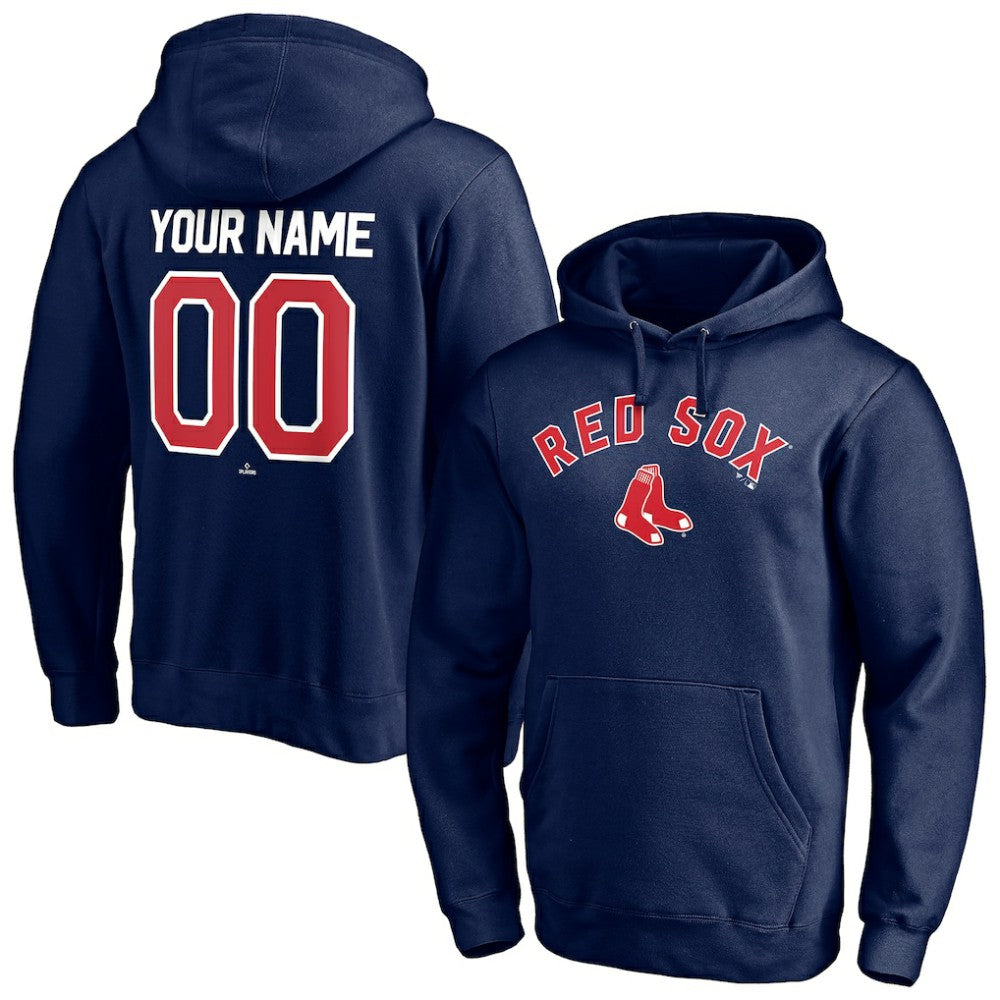 Boston Red Sox Personalized Winning Streak Name & Number Pullover Hoodie Online