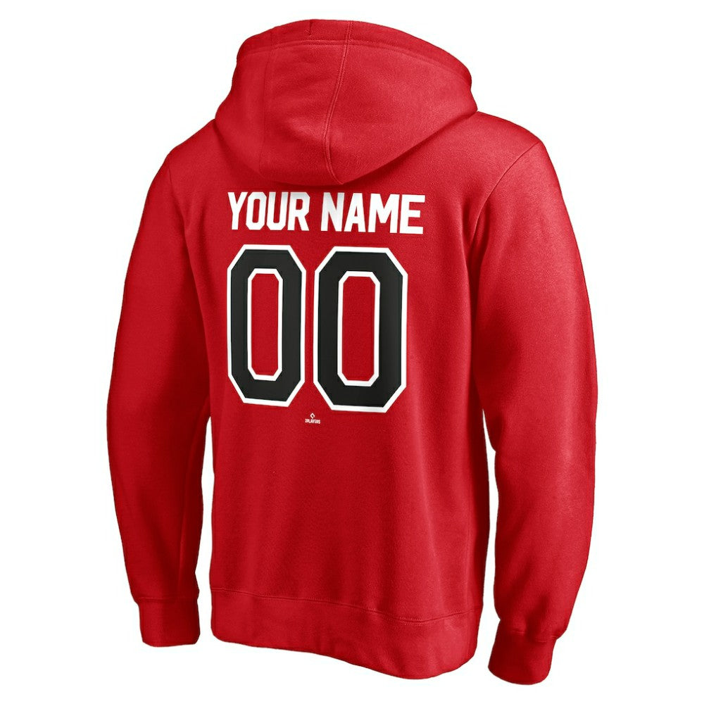 Cincinnati Reds Personalized Winning Streak Name & Number Pullover Hoodie Clearance