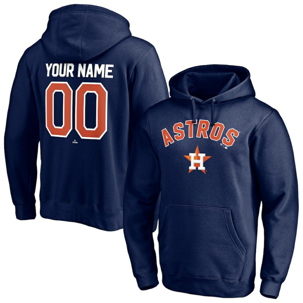 Houston Astros Personalized Winning Streak Name & Number Pullover Hoodie Clearance
