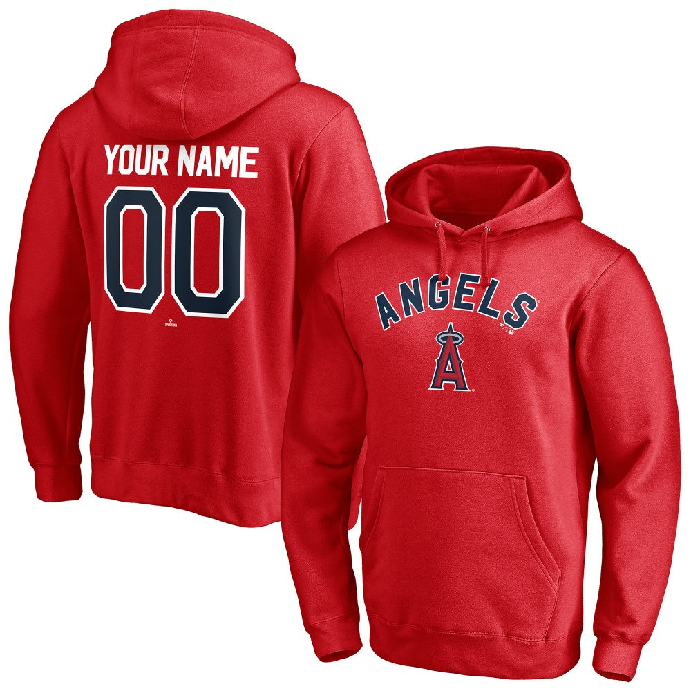 Los Angeles Angels Personalized Winning Streak Name & Number Pullover Hoodie Online