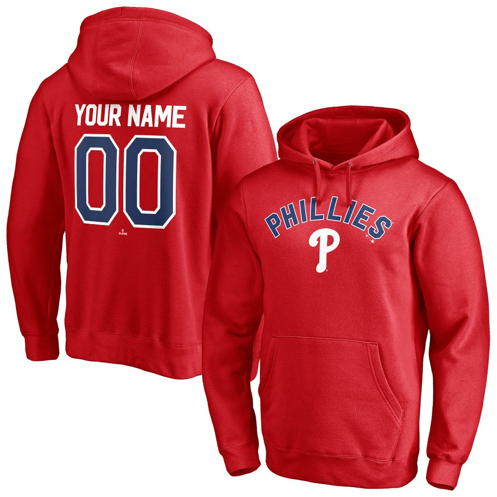 Philadelphia Phillies Personalized Winning Streak Name & Number Pullover Hoodie for sale