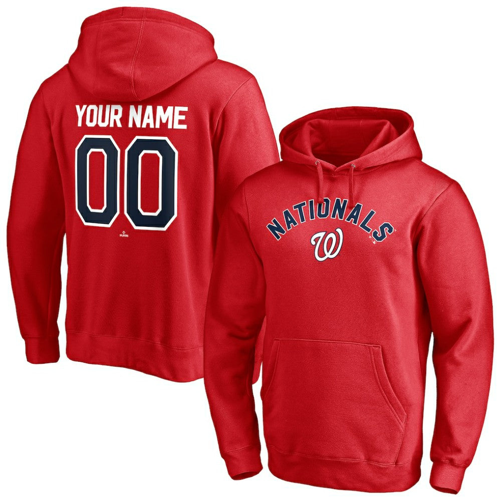 Washington Nationals Personalized Winning Streak Name & Number Pullover Hoodie On Sale