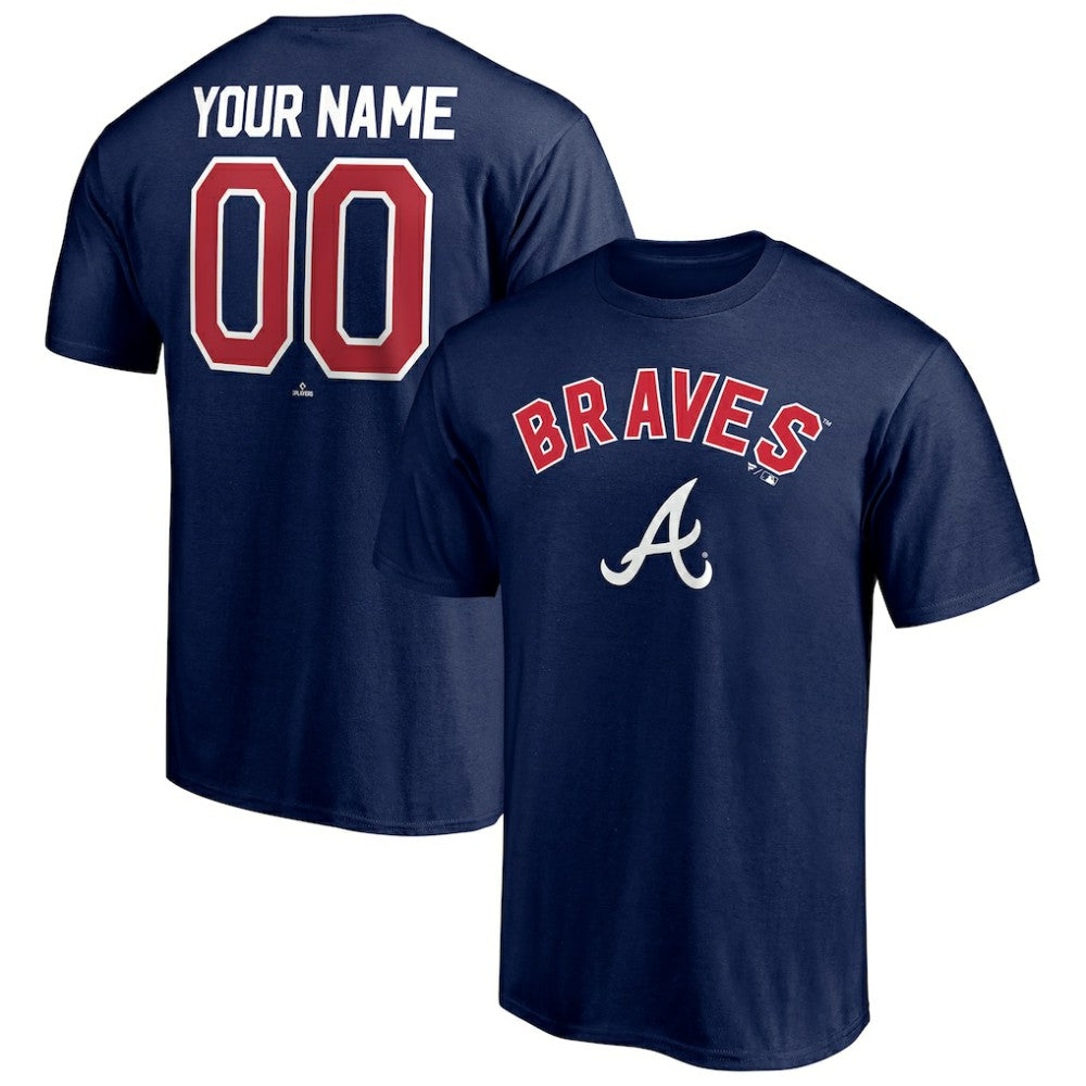 Atlanta Braves Personalized Team Winning Streak Name & Number T-Shirt Clearance
