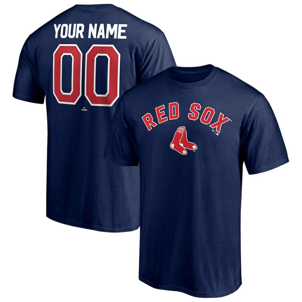 Boston Red Sox Personalized Team Winning Streak Name & Number T-Shirt for sale