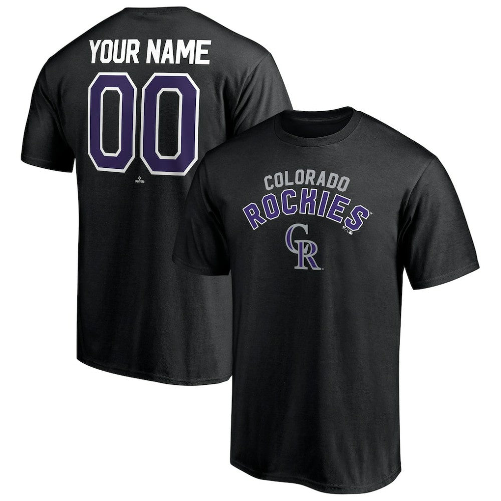 Colorado Rockies Personalized Team Winning Streak Name & Number T-Shirt for sale