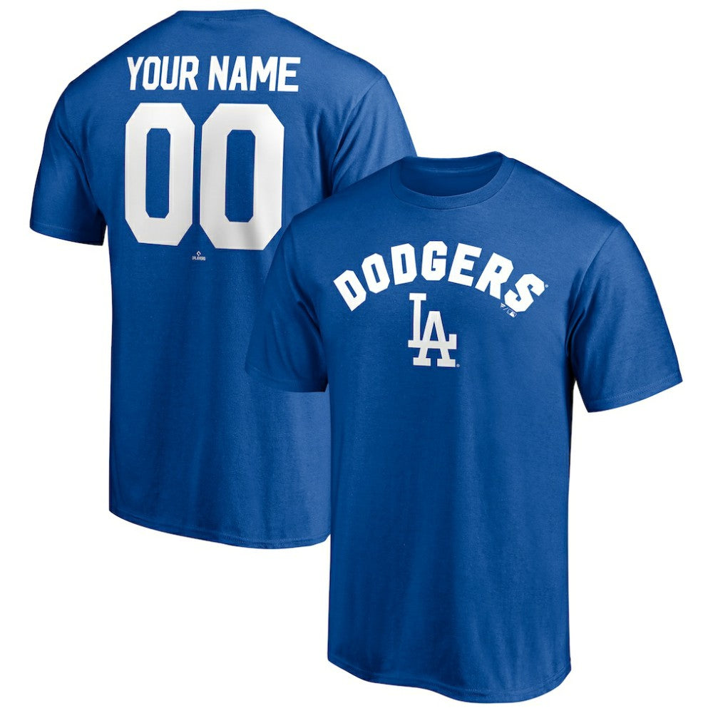 Los Angeles Dodgers Personalized Team Winning Streak Name & Number T-Shirt Lifestyle