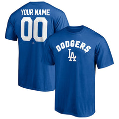 Los Angeles Dodgers Personalized Team Winning Streak Name & Number T-Shirt Lifestyle
