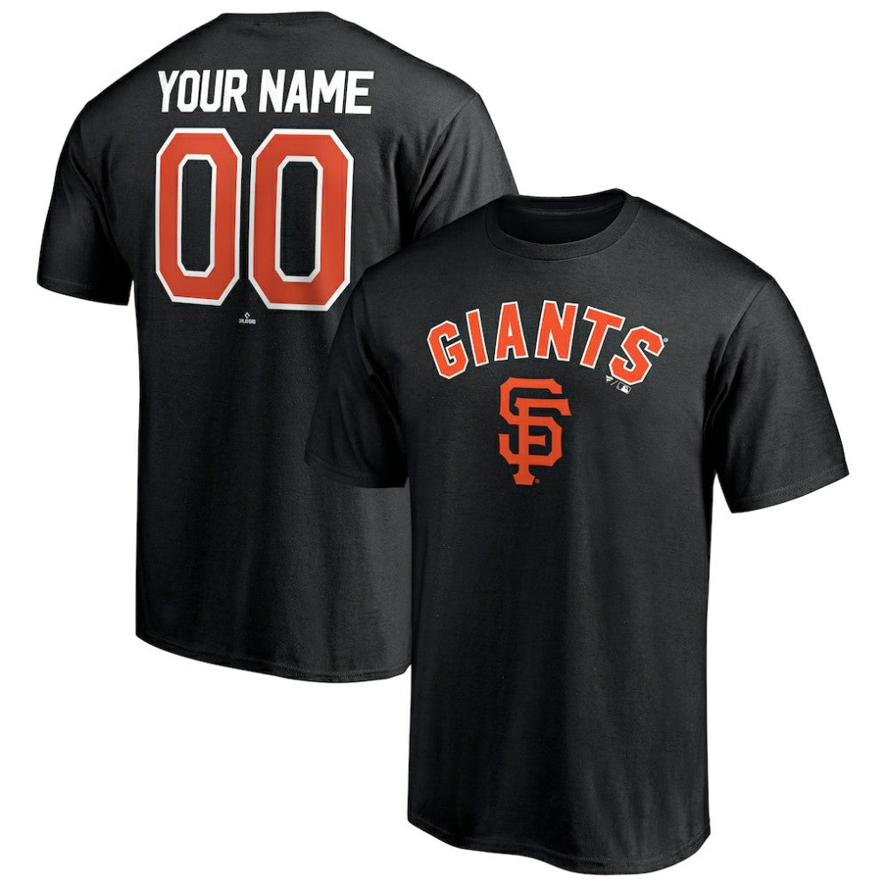 San Francisco Giants Personalized Team Winning Streak Name & Number T-Shirt Lifestyle