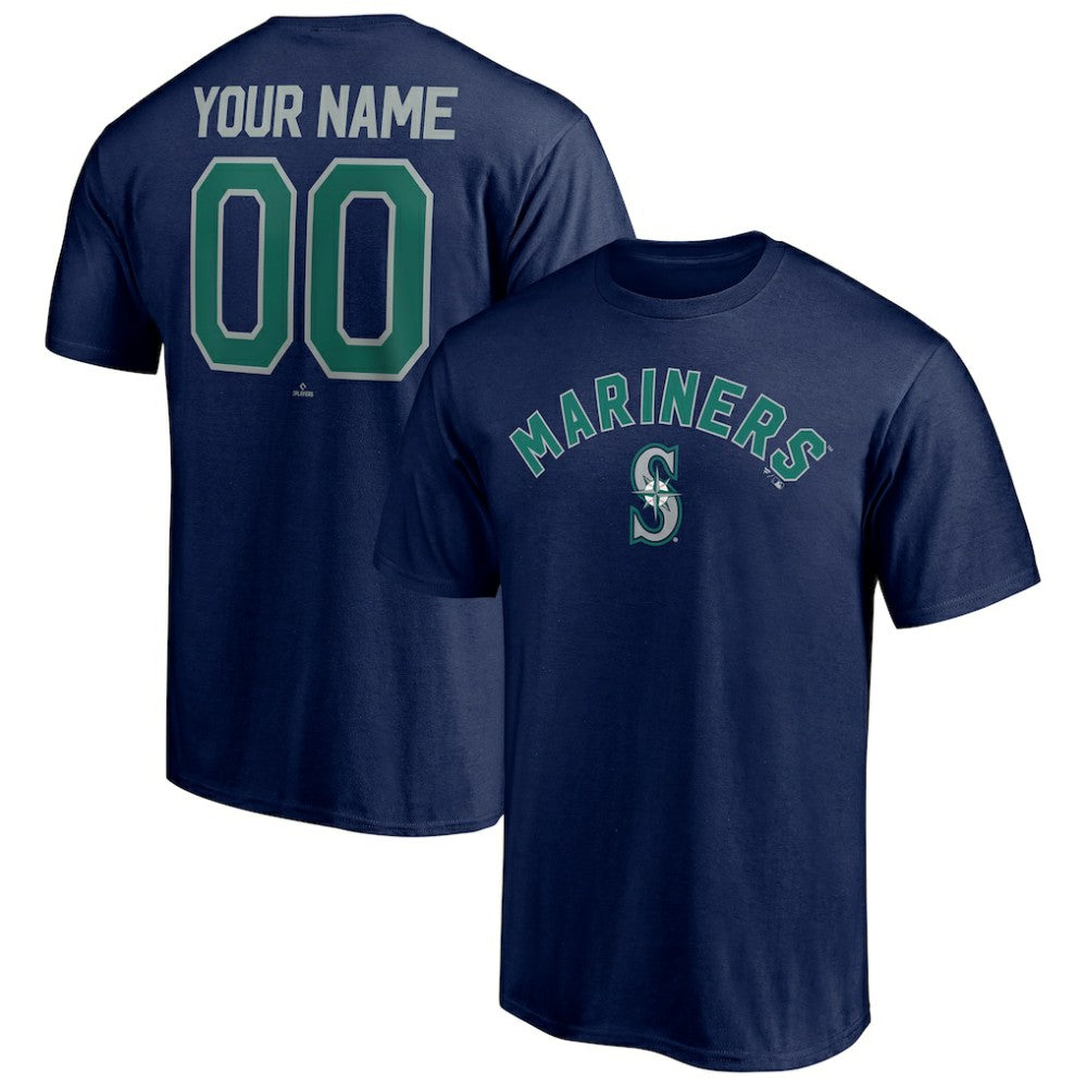 Seattle Mariners Personalized Team Winning Streak Name & Number T-Shirt Clearance