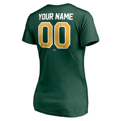 Athletics Women's Personalized Winning Streak Name & Number V-Neck T-Shirt Sale