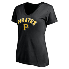 Pittsburgh Pirates Women's Personalized Winning Streak Name & Number V-Neck T-Shirt discount
