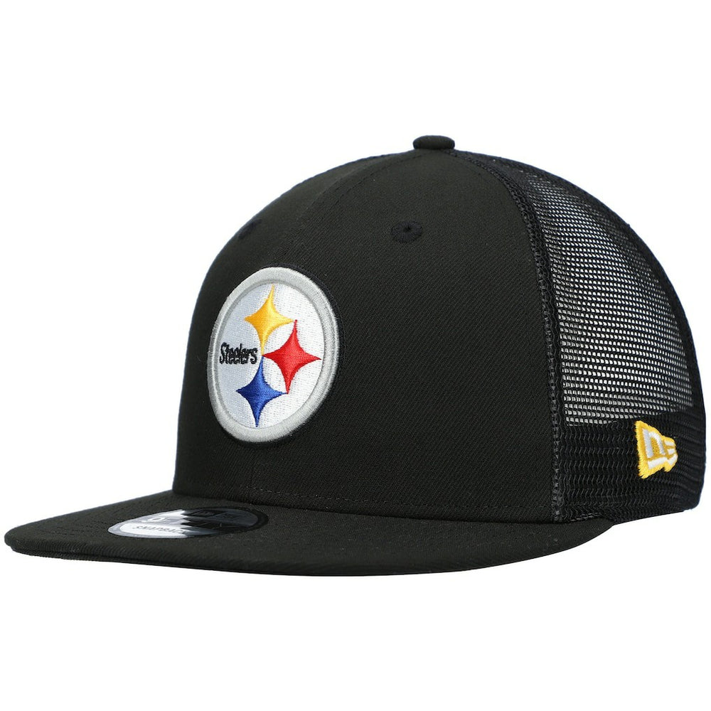 Pittsburgh Steelers New Era Shade Trucker 9FIFTY Snapback Hat Black - NFL